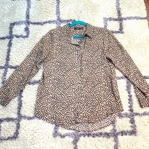 Brown/Black Dotted APT 9 Button up